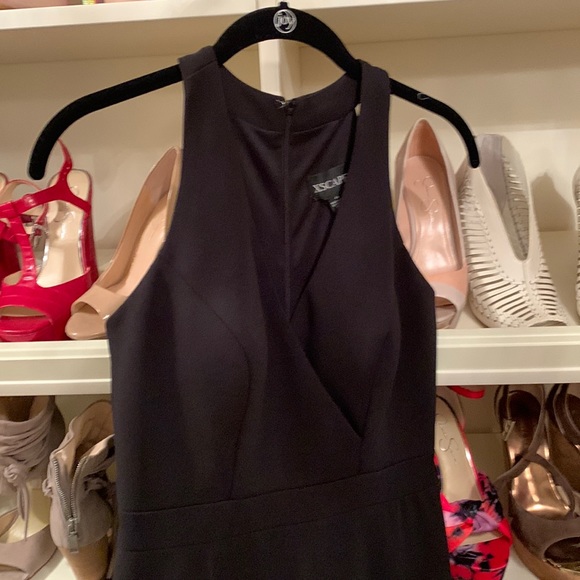 Black Hi Low Cocktail Dress - Picture 4 of 6
